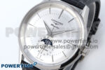 Flagship Heritage Moonphase SS APSF 1:1 Best Edition Silver/SS Dial on Black Leather Strap A2892 - Image 3