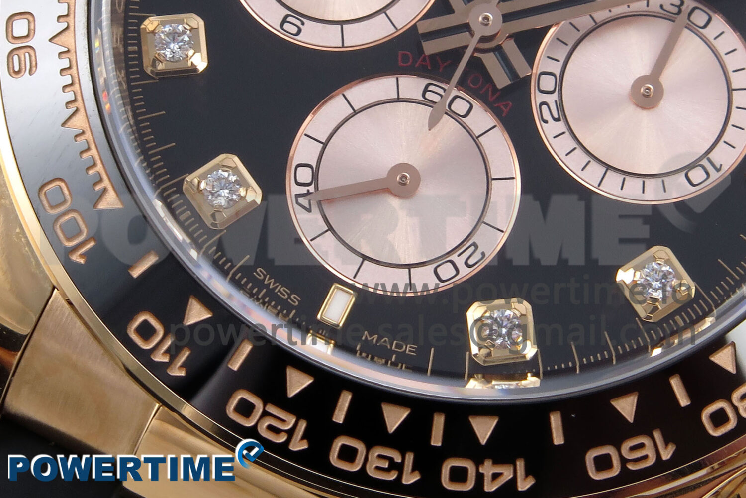 Daytona 126515 RG Clean 1:1 Best Edition Black/RG Diamonds Dial on Oysterflex Strap SH4131 - Image 5