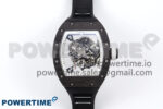 RM055 NTPT YSF 1:1 Best Edition White Bezel White Crown on Black Rubber Strap RMUL2 Super Clone