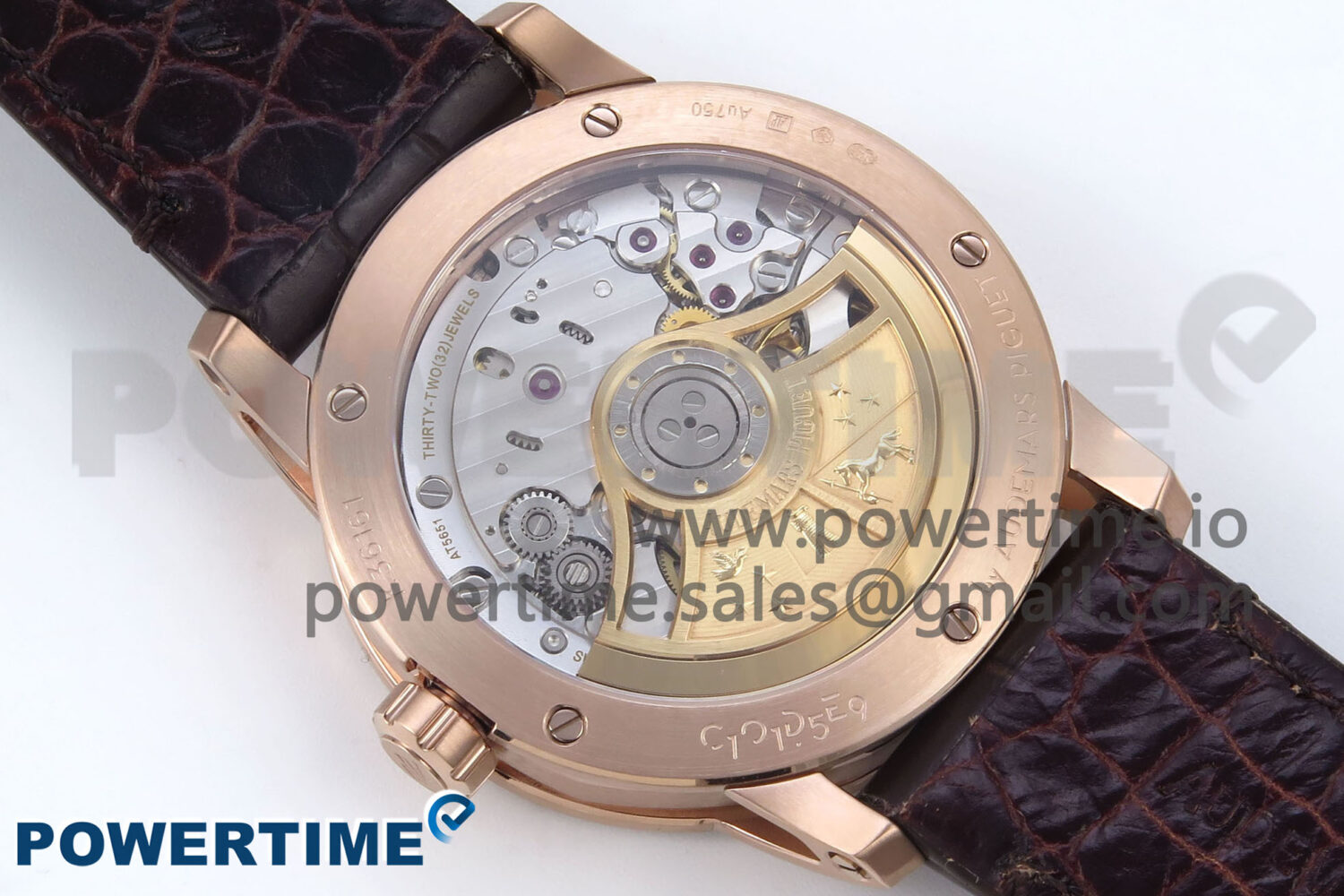 Code 11.59 RG 15210 APSF 1:1 Best Edition White Dial on Brown Leather Strap SA4302 Super Clone - Image 8