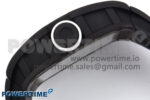 RM055 NTPT YSF 1:1 Best Edition White Bezel White Crown on Black Rubber Strap RMUL2 Super Clone - Image 6