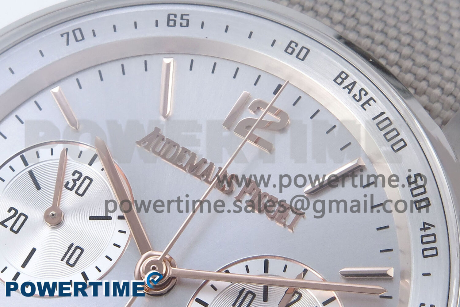 Code 11.59 Chrono 26393 SS APPF Best Edition Silver Dial on White Nylon Strap A4401 - Image 4