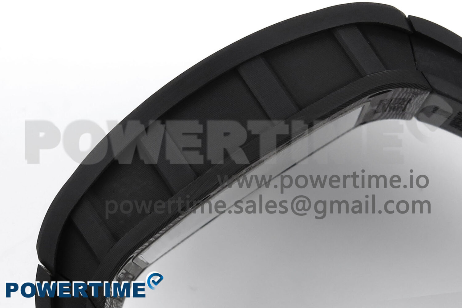RM055 NTPT YSF 1:1 Best Edition White Bezel White Crown on Black Rubber Strap RMUL2 Super Clone - Image 7