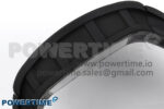 RM055 NTPT YSF 1:1 Best Edition White Bezel White Crown on Black Rubber Strap RMUL2 Super Clone - Image 7