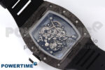 RM055 NTPT YSF 1:1 Best Edition White Bezel White Crown on Black Rubber Strap RMUL2 Super Clone - Image 8