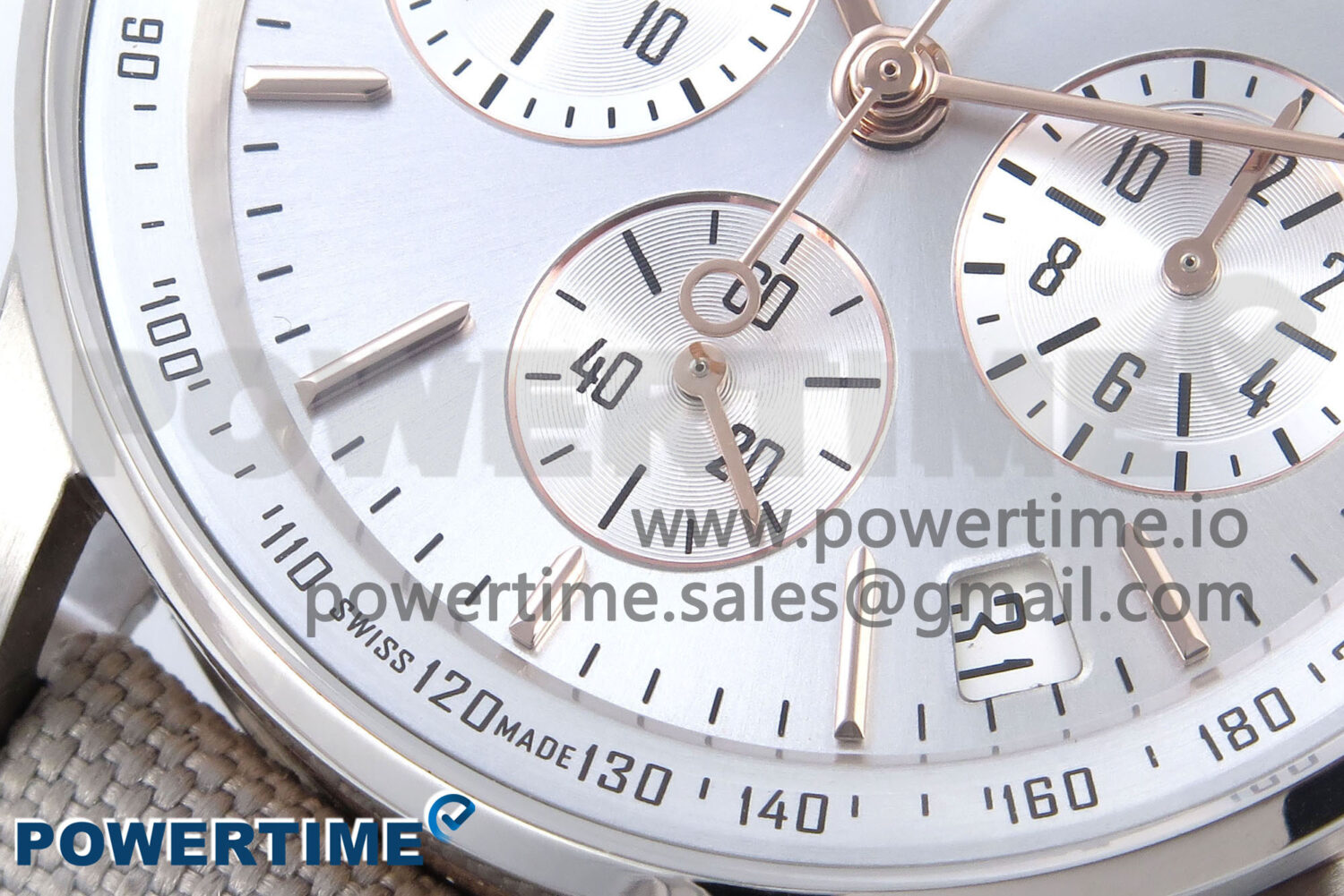 Code 11.59 Chrono 26393 SS APPF Best Edition Silver Dial on White Nylon Strap A4401 - Image 5