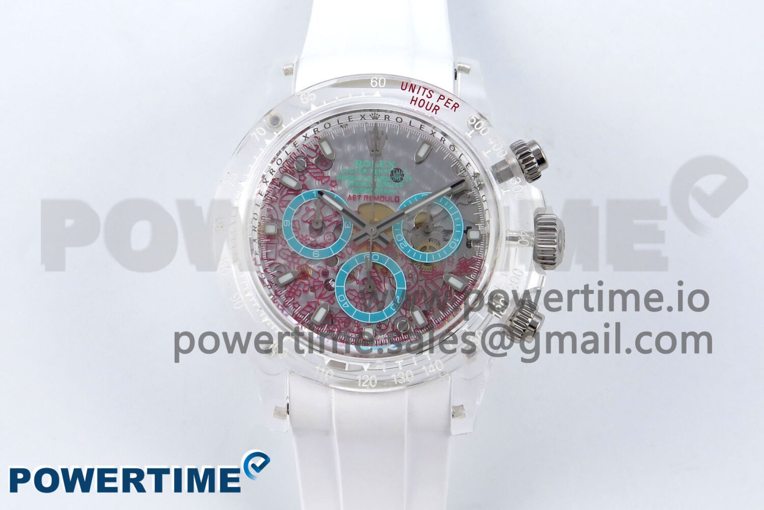Daytona AET Remould N6F 1:1 Best Edition Graphic Dial on Rubber Strap SA4130 - Image 1