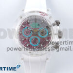 Daytona AET Remould N6F 1:1 Best Edition Graphic Dial on Rubber Strap SA4130