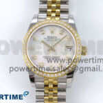 DateJust 31 278383RBR ARF 1:1 Best Edition 904L Steel White MOP Diamonds Dial on SS/YG Jubilee Bracelet HZ2236