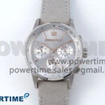 Code 11.59 Chrono 26393 SS APPF Best Edition Silver Dial on White Nylon Strap A4401