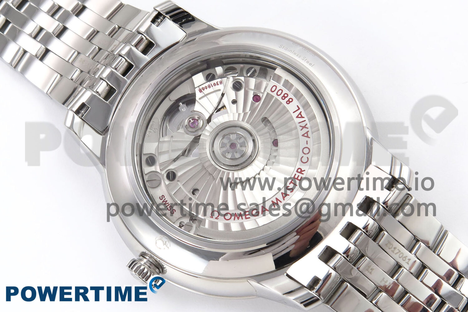 De Ville Prestige SS VSF 1:1 Best Edition White Dial on SS Bracelet A8800 - Image 8