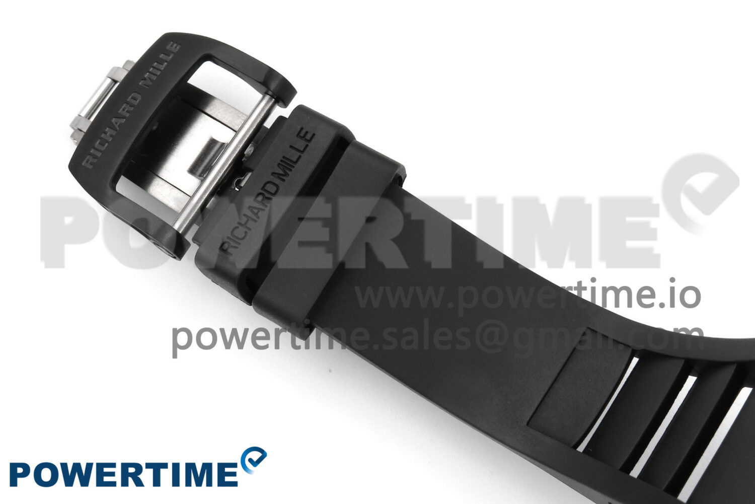 RM055 NTPT YSF 1:1 Best Edition White Bezel White Crown on Black Rubber Strap RMUL2 Super Clone - Image 9