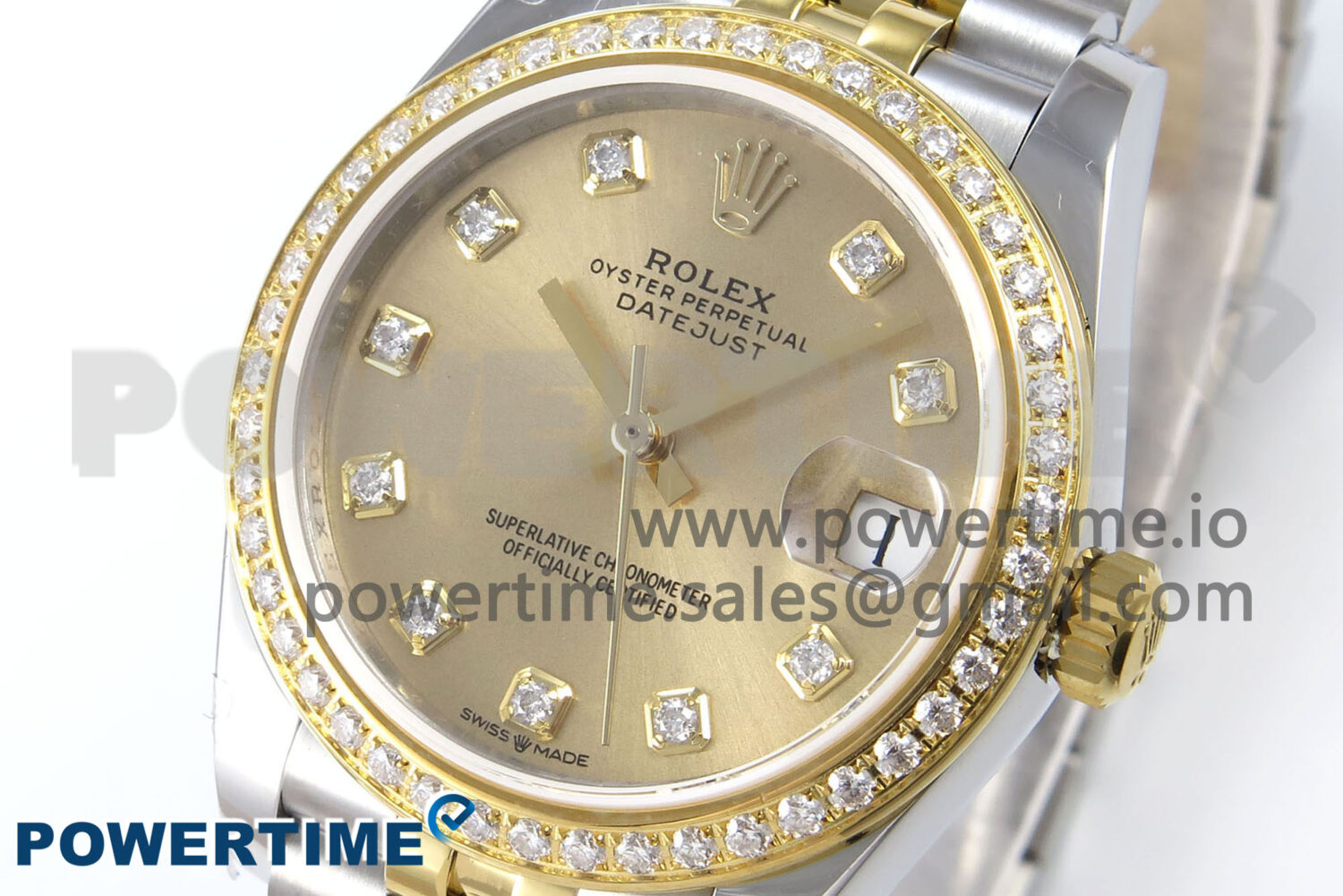 DateJust 31 278383RBR ARF 1:1 Best Edition 904L Steel YG Diamonds Dial on SS/YG Jubilee Bracelet HZ2236 - Image 3