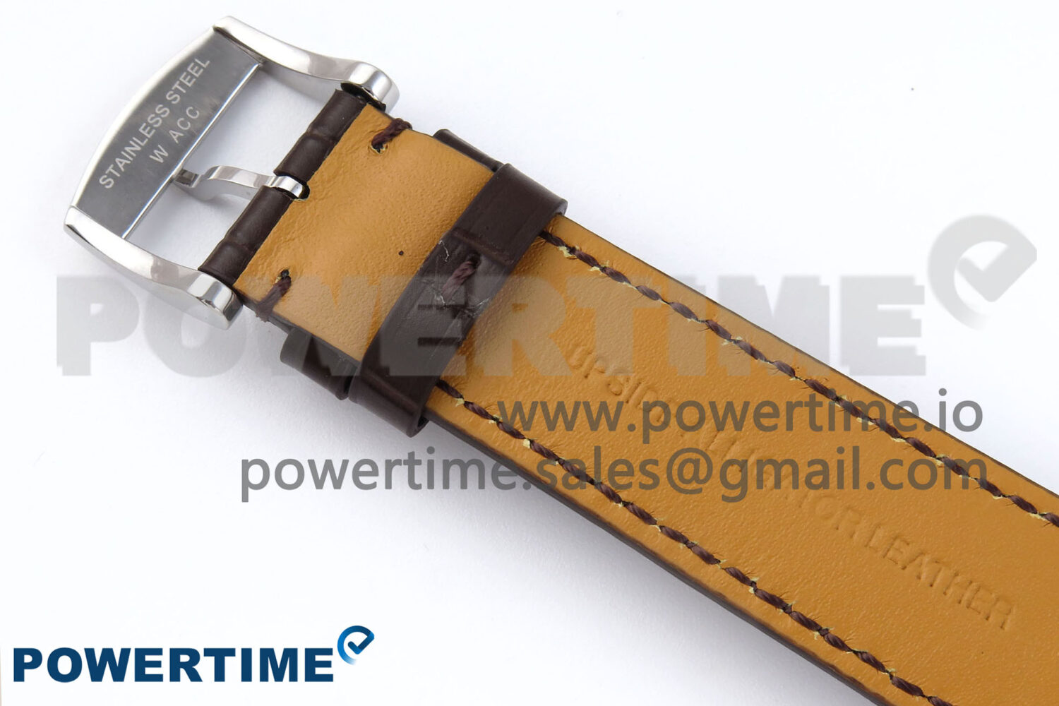Flagship Heritage Moonphase SS APSF 1:1 Best Edition Silver/YG Dial on Brown Leather Strap A2892 - Image 14