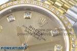 DateJust 31 278383RBR ARF 1:1 Best Edition 904L Steel YG Diamonds Dial on SS/YG Jubilee Bracelet HZ2236 - Image 4