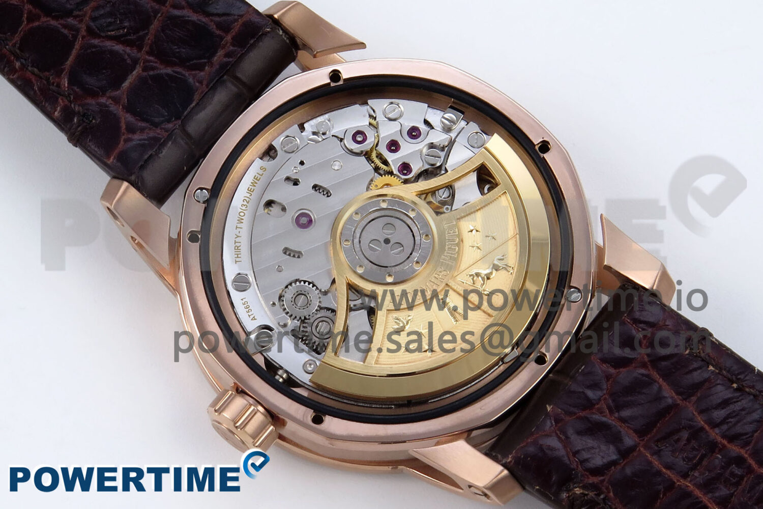 Code 11.59 RG 15210 APSF 1:1 Best Edition White Dial on Brown Leather Strap SA4302 Super Clone - Image 12