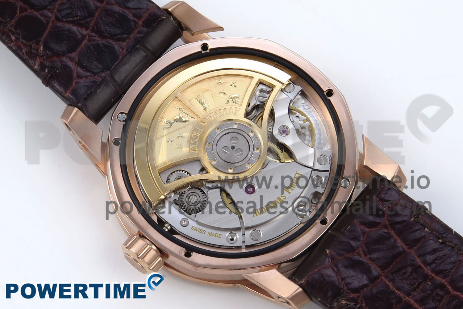 Code 11.59 RG 15210 APSF 1:1 Best Edition White Dial on Brown Leather Strap SA4302 Super Clone - Image 11