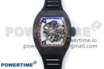 RM055 NTPT APSF 1:1 Best Edition RG Bezel Black Crown on Rubber Strap RMUL2 Super Clone