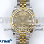 DateJust 31 278383RBR ARF 1:1 Best Edition 904L Steel YG Diamonds Dial on SS/YG Jubilee Bracelet HZ2236
