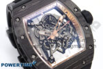 RM055 NTPT YSF 1:1 Best Edition RG Bezel Black Crown on Black Rubber Strap RMUL2 Super Clone - Image 2