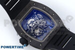 RM055 NTPT APSF 1:1 Best Edition RG Bezel Black Crown on Rubber Strap RMUL2 Super Clone - Image 8