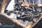 RM055 NTPT YSF 1:1 Best Edition RG Bezel Black Crown on Black Rubber Strap RMUL2 Super Clone - Image 5