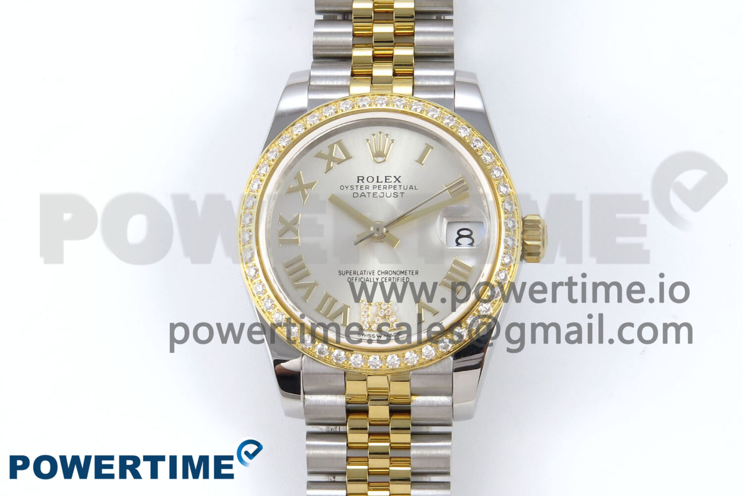 DateJust 31 278383RBR ARF 1:1 Best Edition 904L Steel Silver Roman Diamonds Dial on SS/YG Jubilee Bracelet HZ2236 - Image 1
