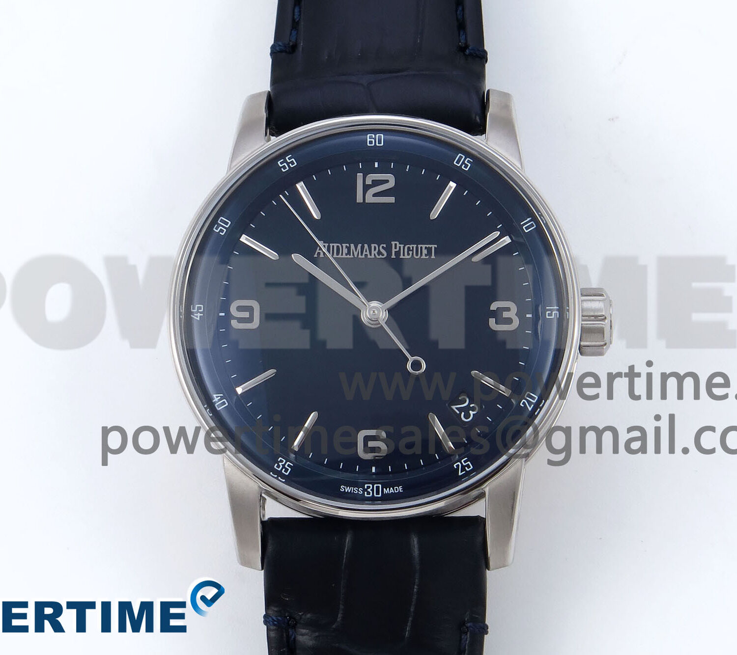 Code 11.59 SS 15210 APSF 1:1 Best Edition Blue Dial on Blue Leather Strap SA4302 Super Clone