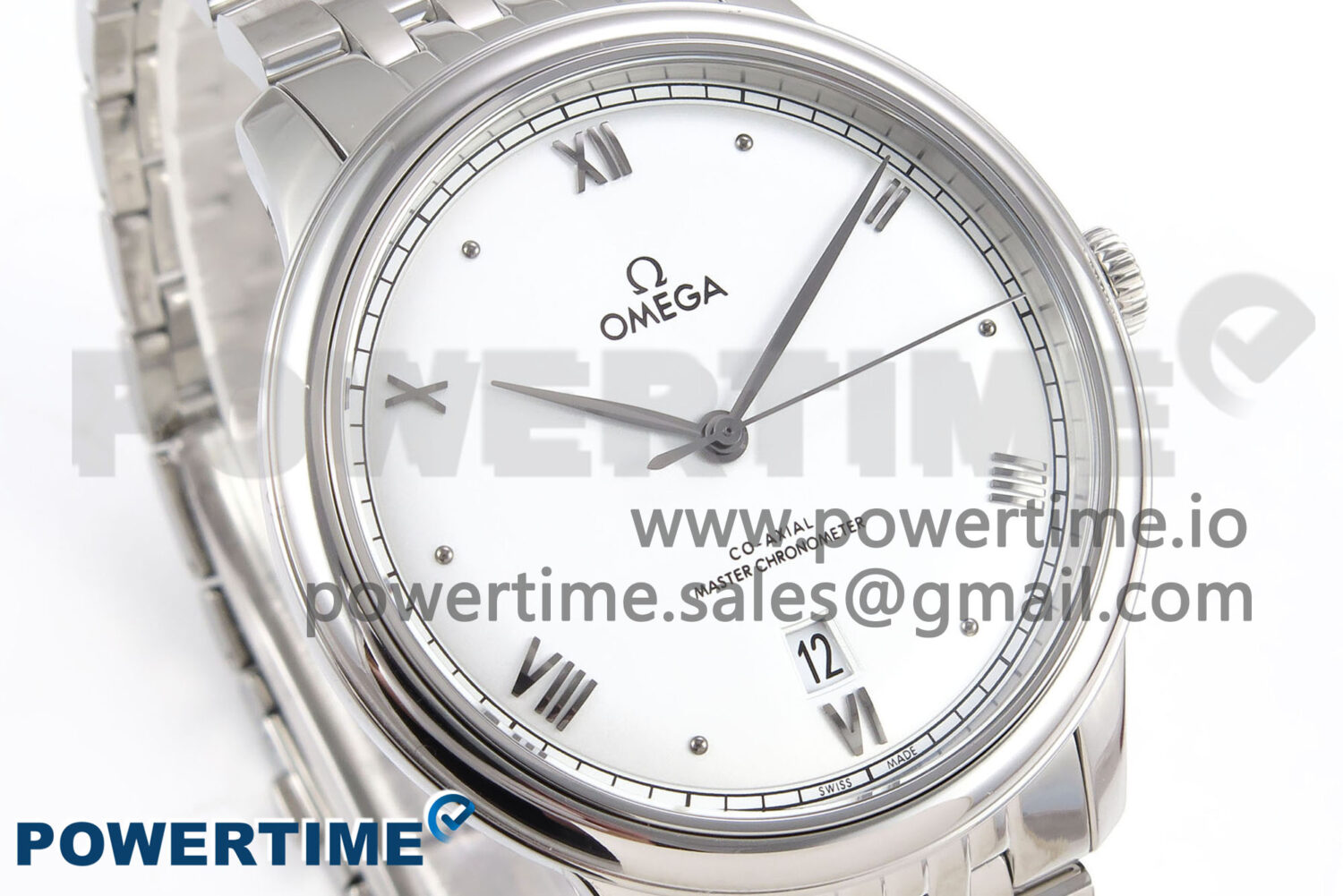 De Ville Prestige SS VSF 1:1 Best Edition White Dial on SS Bracelet A8800 - Image 2
