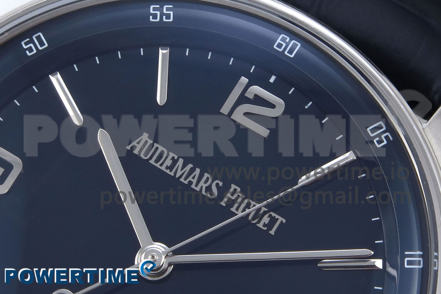 Code 11.59 SS 15210 APSF 1:1 Best Edition Blue Dial on Blue Leather Strap SA4302 Super Clone - Image 4