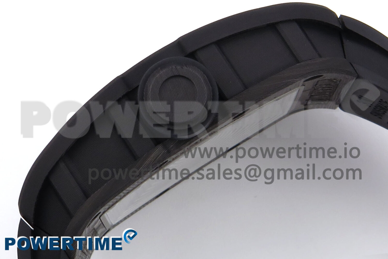 RM055 NTPT YSF 1:1 Best Edition RG Bezel Black Crown on Black Rubber Strap RMUL2 Super Clone - Image 7