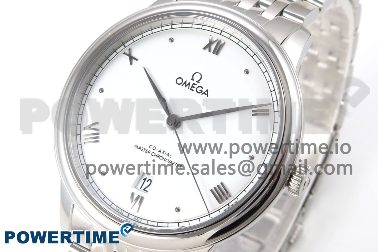 De Ville Prestige SS VSF 1:1 Best Edition White Dial on SS Bracelet A8800 - Image 3