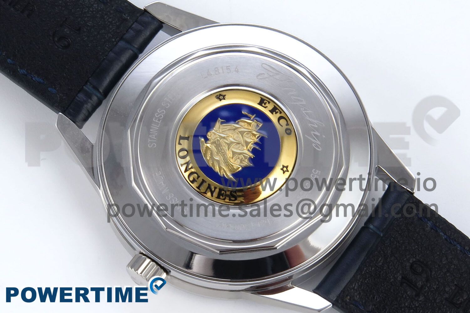 Flagship Heritage Moonphase SS APSF 1:1 Best Edition Blue Dial on Blue Leather Strap A2892 - Image 10
