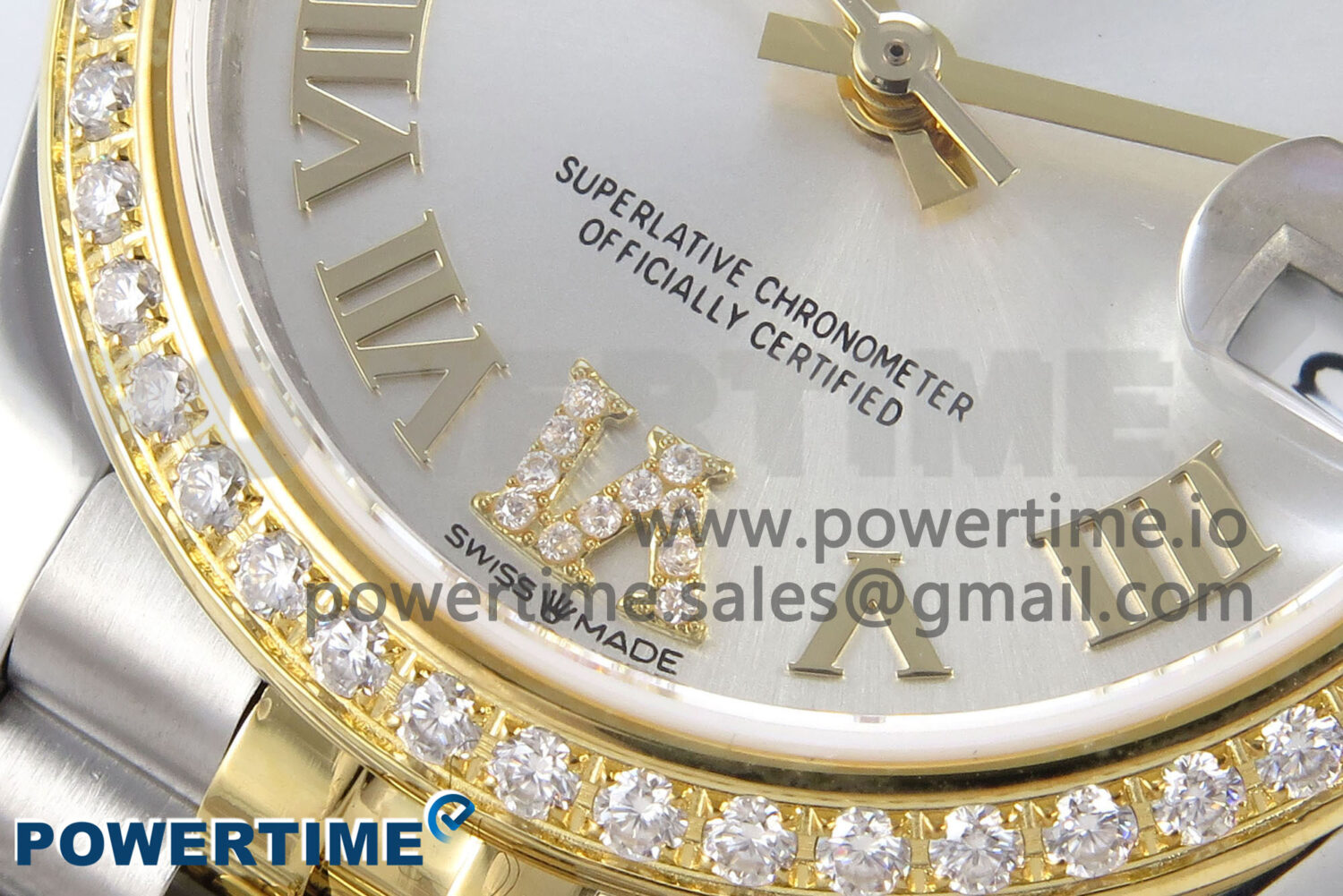 DateJust 31 278383RBR ARF 1:1 Best Edition 904L Steel Silver Roman Diamonds Dial on SS/YG Jubilee Bracelet HZ2236 - Image 5