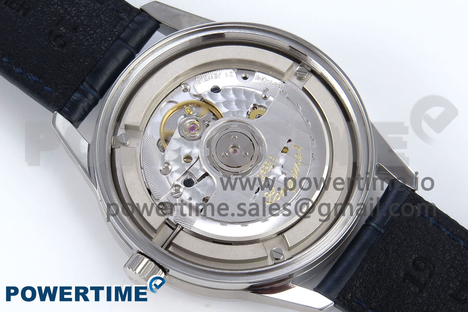 Flagship Heritage Moonphase SS APSF 1:1 Best Edition Blue Dial on Blue Leather Strap A2892 - Image 11