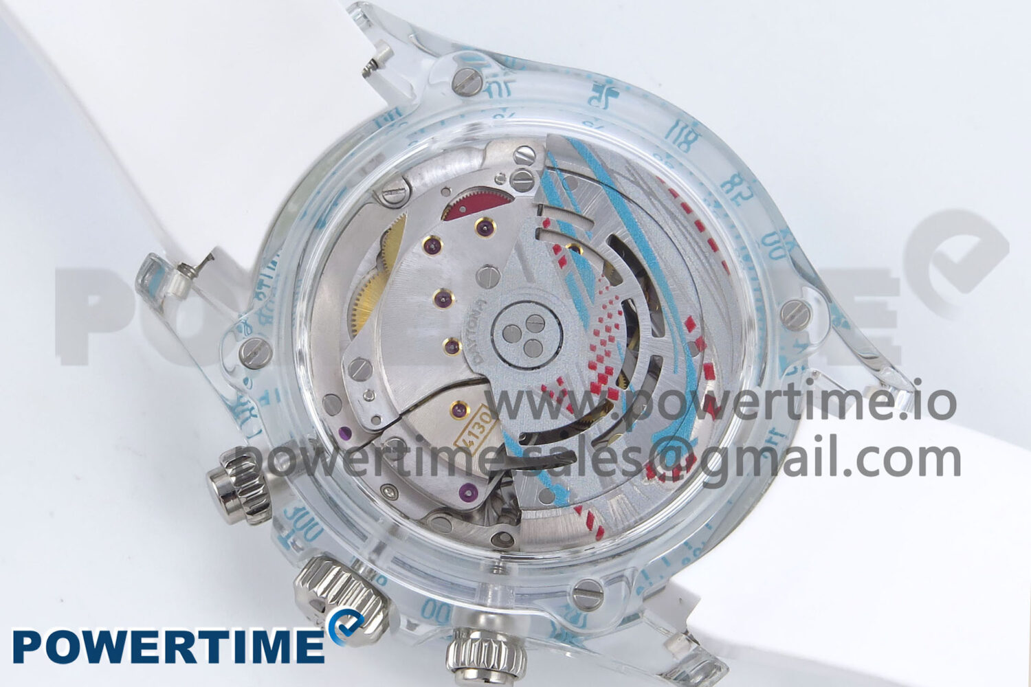 Daytona AET Remould N6F 1:1 Best Edition Blue Dial on Rubber Strap SA4130 - Image 10