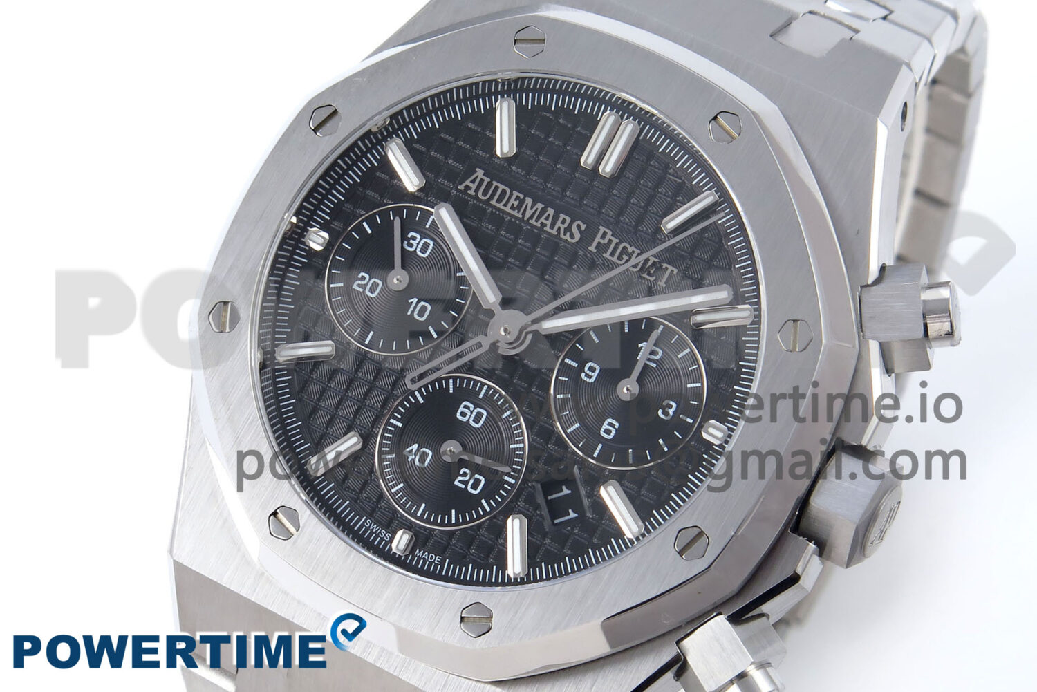 Royal Oak Chrono 26240ST SS BF Best Edition Black Dial on SS Bracelet SH7750 - Image 3