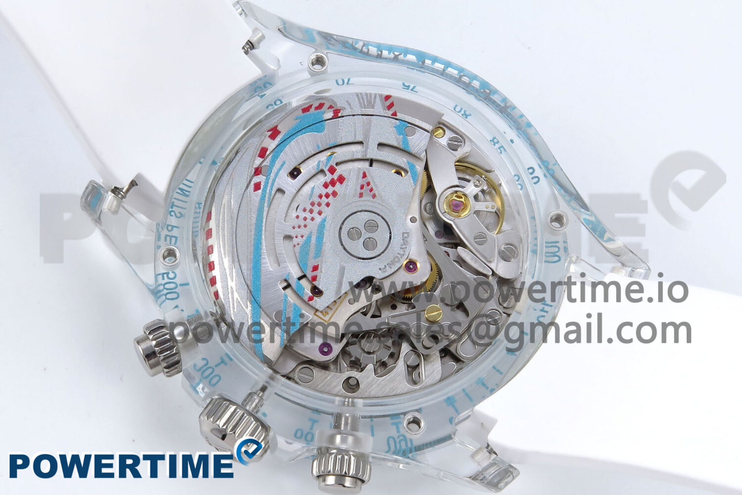 Daytona AET Remould N6F 1:1 Best Edition Blue Dial on Rubber Strap SA4130 - Image 9