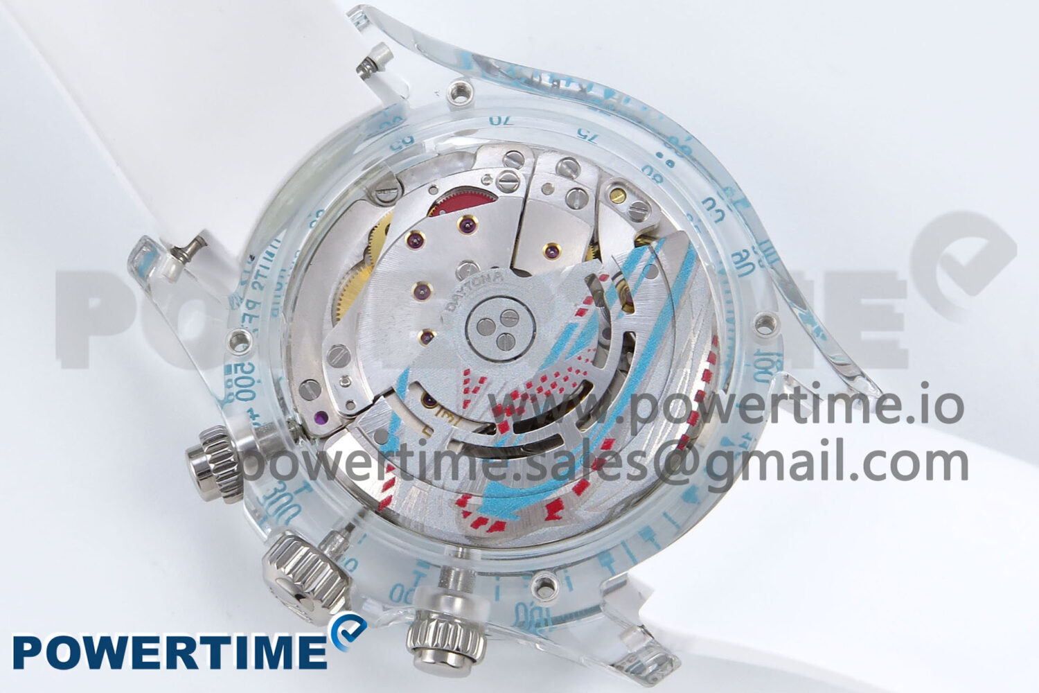 Daytona AET Remould N6F 1:1 Best Edition Blue Dial on Rubber Strap SA4130 - Image 8