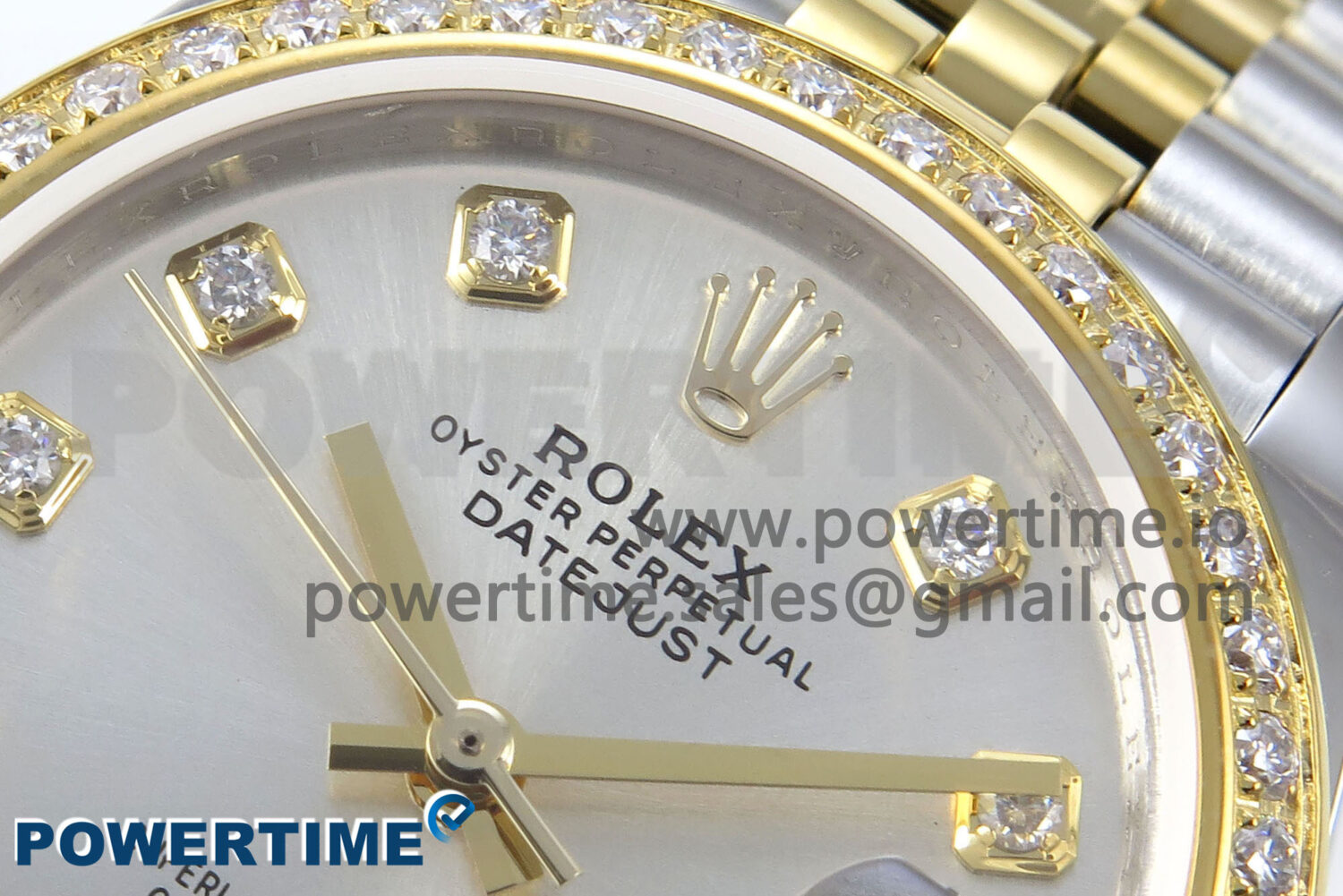 DateJust 31 278383RBR ARF 1:1 Best Edition 904L Steel Silver Diamonds Dial on SS/YG Jubilee Bracelet HZ2236 - Image 4