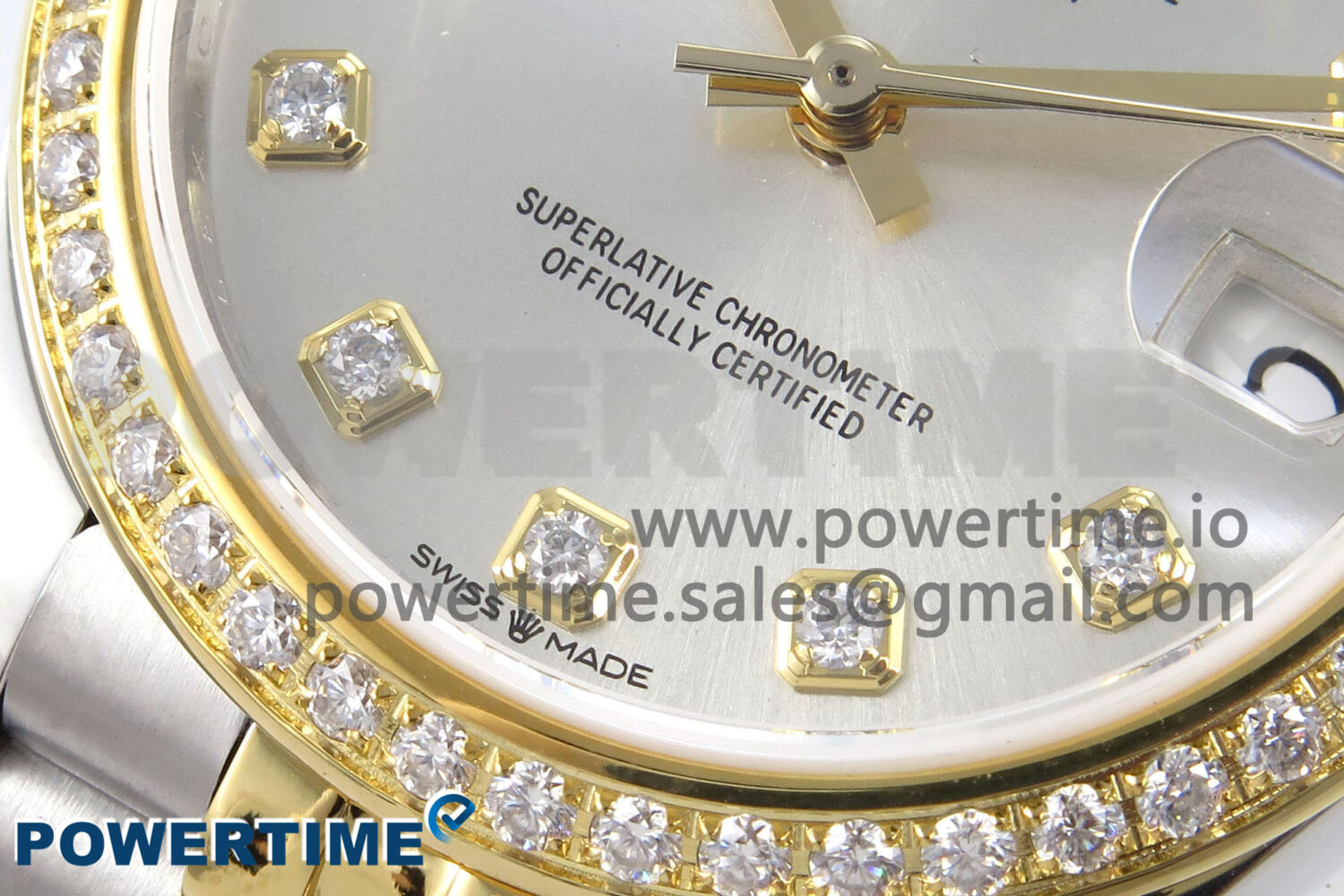 DateJust 31 278383RBR ARF 1:1 Best Edition 904L Steel Silver Diamonds Dial on SS/YG Jubilee Bracelet HZ2236 - Image 5