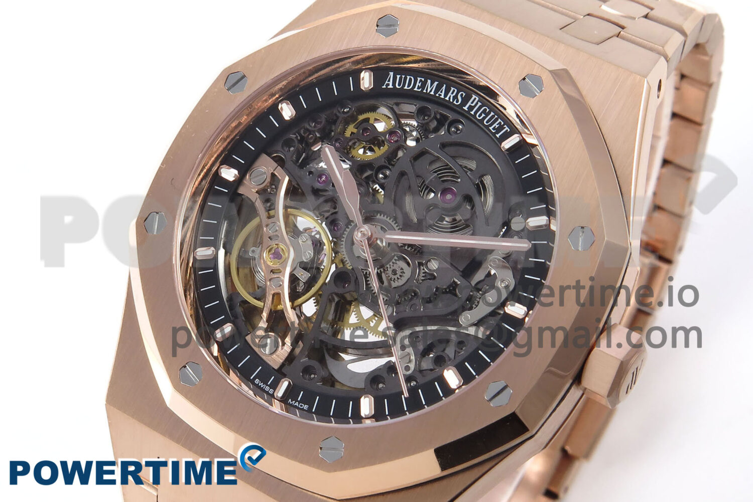 Royal Oak 41mm Openworked 15407 RG THBF 1:1 Best Edition on RG Bracelet SA3132 V2 - Image 3
