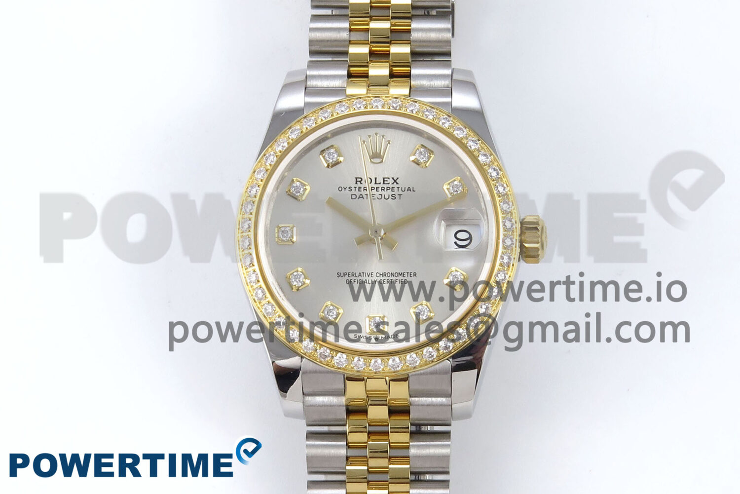 DateJust 31 278383RBR ARF 1:1 Best Edition 904L Steel Silver Diamonds Dial on SS/YG Jubilee Bracelet HZ2236 - Image 1