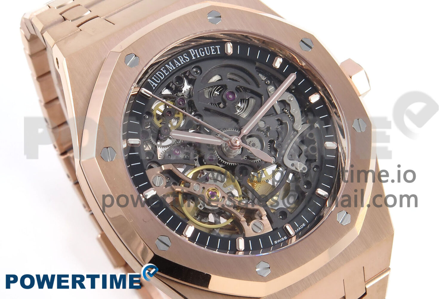 Royal Oak 41mm Openworked 15407 RG THBF 1:1 Best Edition on RG Bracelet SA3132 V2 - Image 2