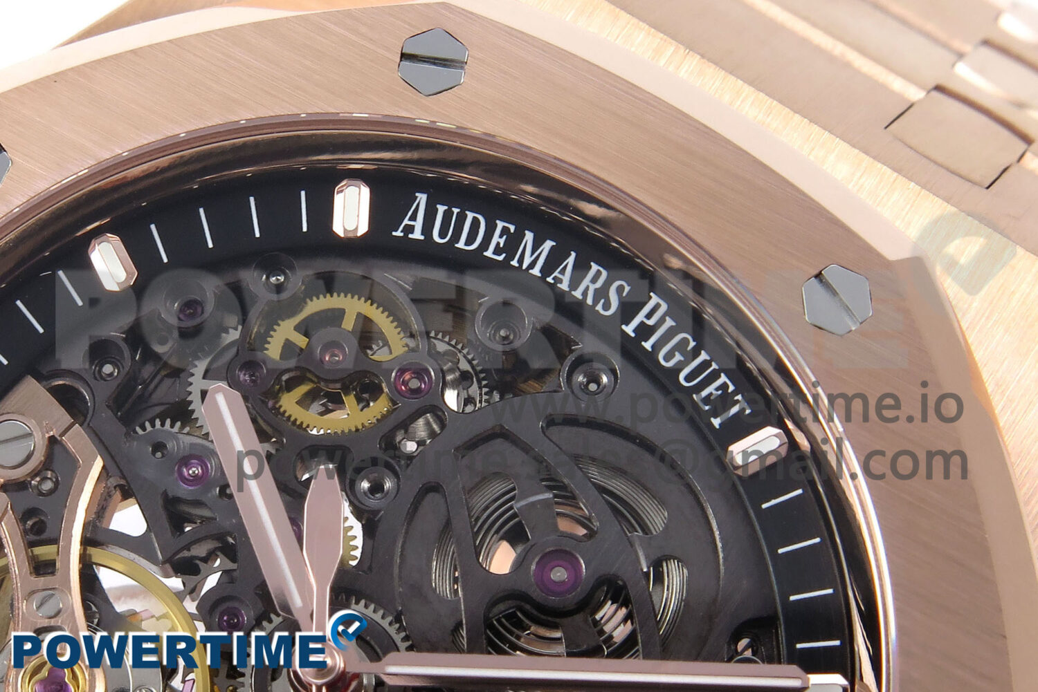 Royal Oak 41mm Openworked 15407 RG THBF 1:1 Best Edition on RG Bracelet SA3132 V2 - Image 4