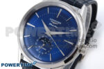 Flagship Heritage Moonphase SS APSF 1:1 Best Edition Blue Dial on Blue Leather Strap A2892 - Image 3