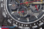 Daytona Diw 40mm N6F 1:1 Best Edition Gray Skeleton Dial Red Nylon Strap DD4801 - Image 5