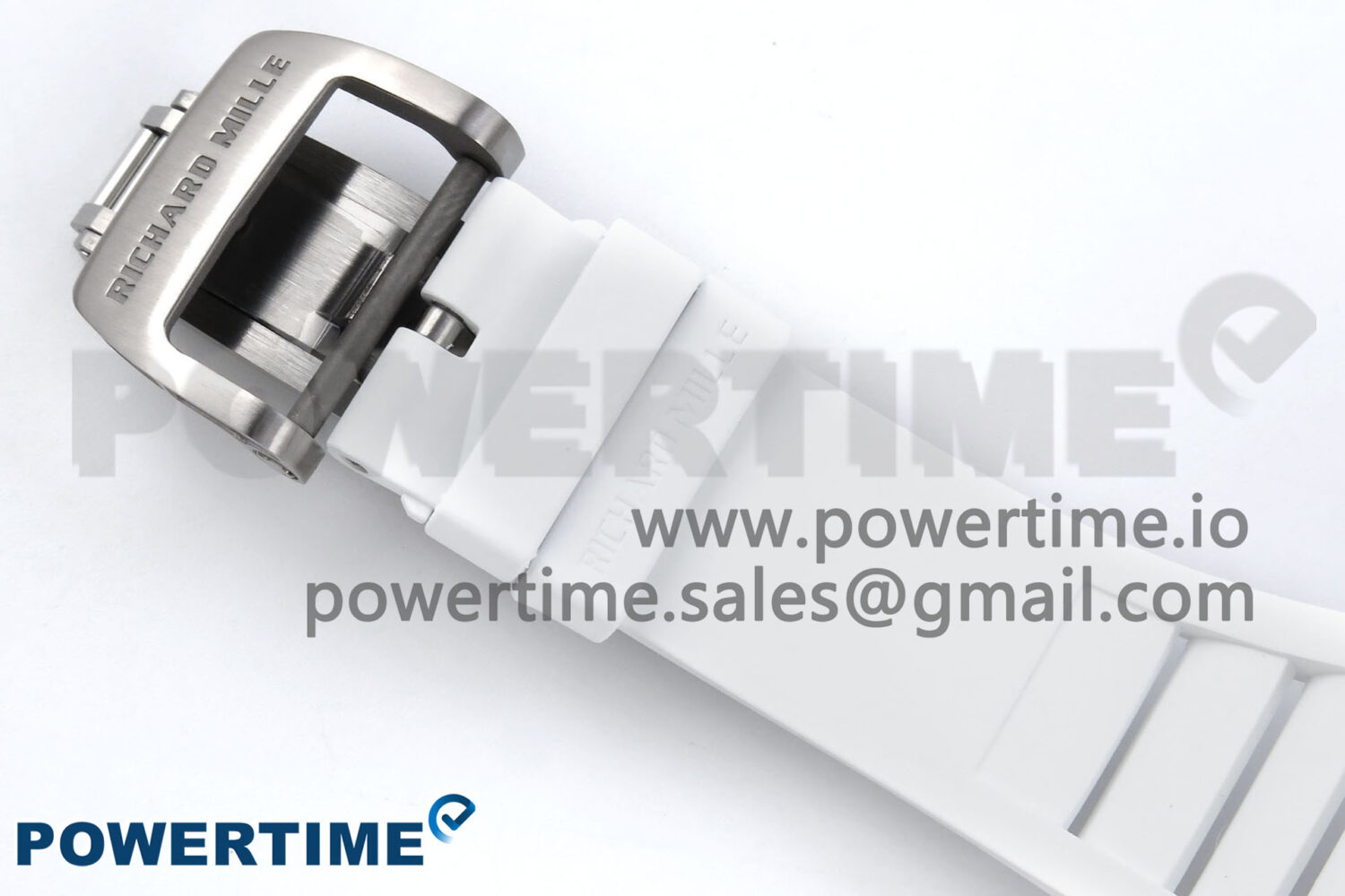 RM055 NTPT APSF 1:1 Best Edition White Bezel Blue Crown on Rubber Strap RMUL2 Super Clon - Image 9