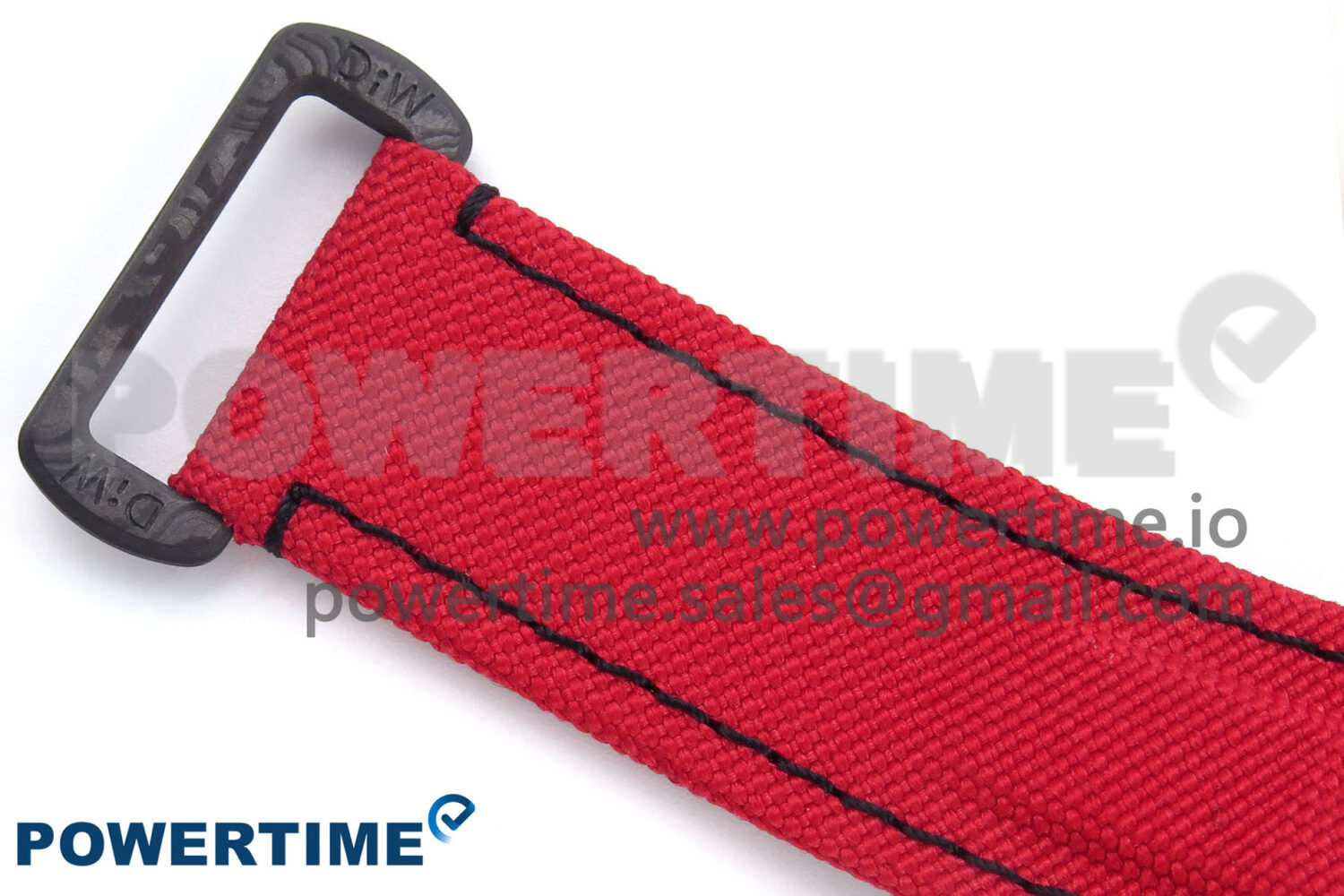 Daytona Diw 40mm N6F 1:1 Best Edition Gray Skeleton Dial Red Nylon Strap DD4801 - Image 8