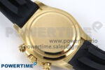 Daytona 126518 YG Clean 1:1 Best Edition 904L Black/YG Diamond Dial on Oysterflex Rubber Strap SH4131 - Image 8